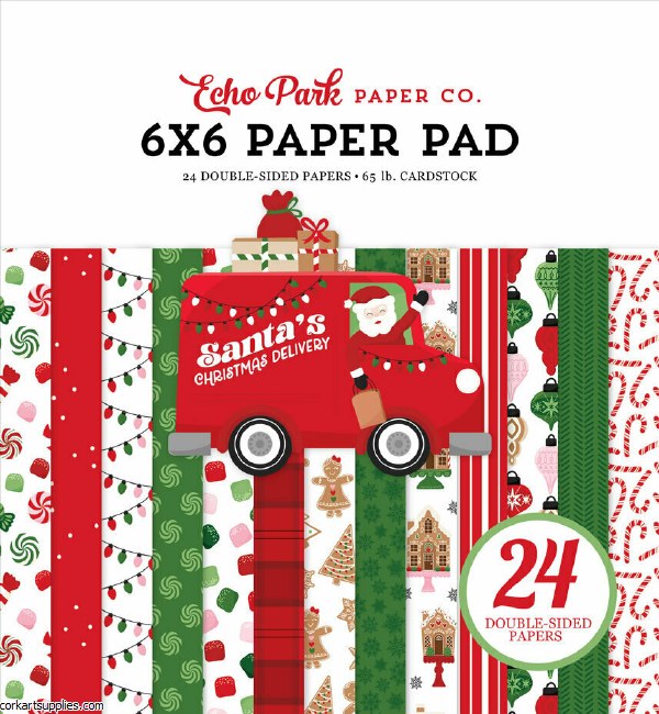 Echo Park Santa's Christmas Delivery 6x6 Inch Paper Pad