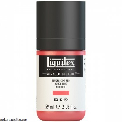 Liquitex Acrylic/Gouache Fluorescent Red