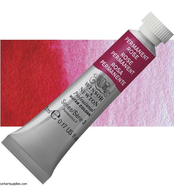 Artists Watercolour 5ml Permanent Rose