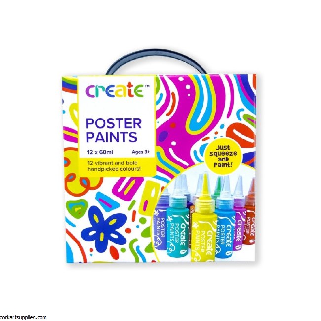 Create Poster Paint 12x60ml 3+