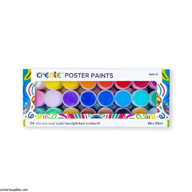 Create Poster Paint 24x20ml 3+