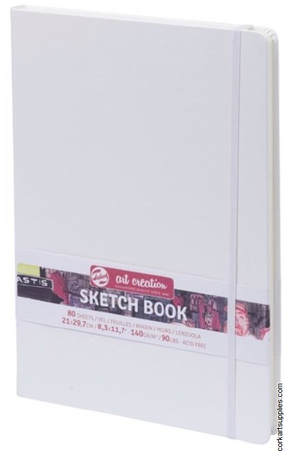 Hardback Talens 140g Portrait A4 White