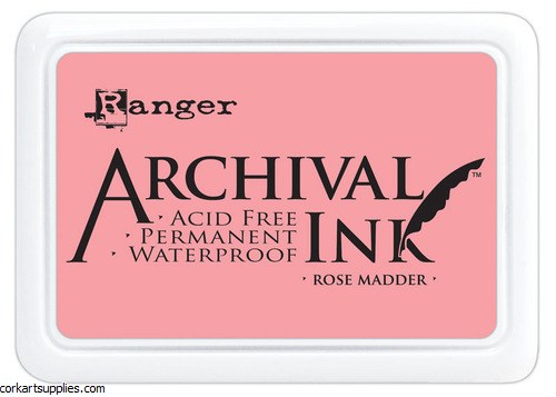 Ranger Archival Inkpad Rose Madder