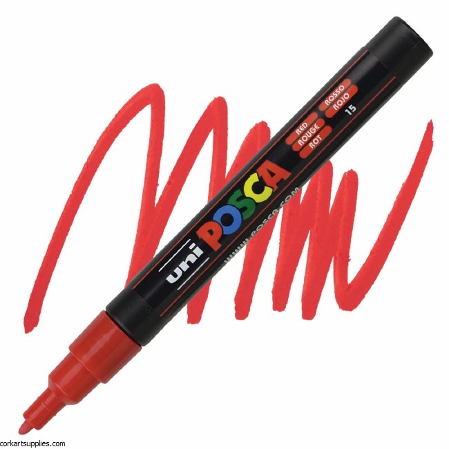 Posca PC-3M .9-1.3mm Red