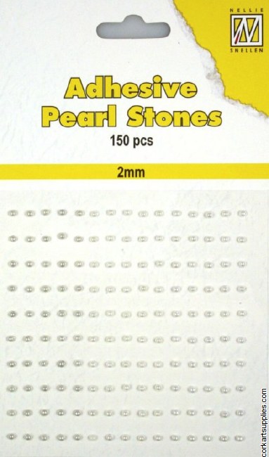 Gem Pearls 2mm Whites 150pk