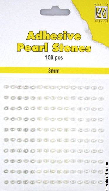 Gem Pearls 3mm Whites 150pk