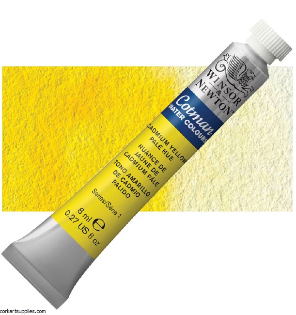 Cotman Watercolour 8ml Cadmium Yellow Pale (Hue)
