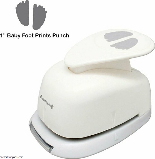 Dress My Craft Punch Baby Foot Prints