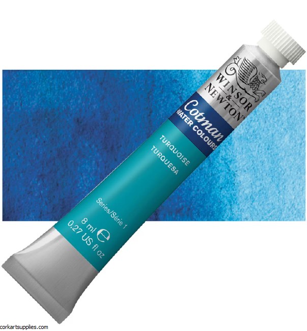 Cotman Watercolour 8ml Turquoise