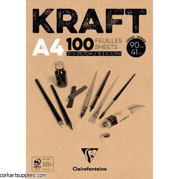 Kraft Brown 90g 100sh A4