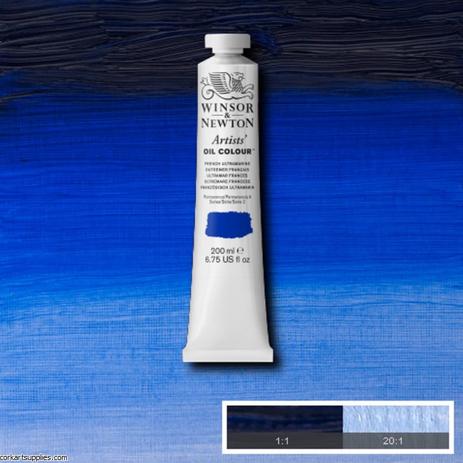 W&N Artists Oil 200ml French Ultramarine W&N Artists Oil 200ml French Ultramarine