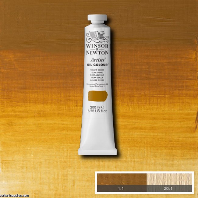 W&N Artists Oil 200ml Yellow Ochre W&N Artists Oil 200ml Yellow Ochre