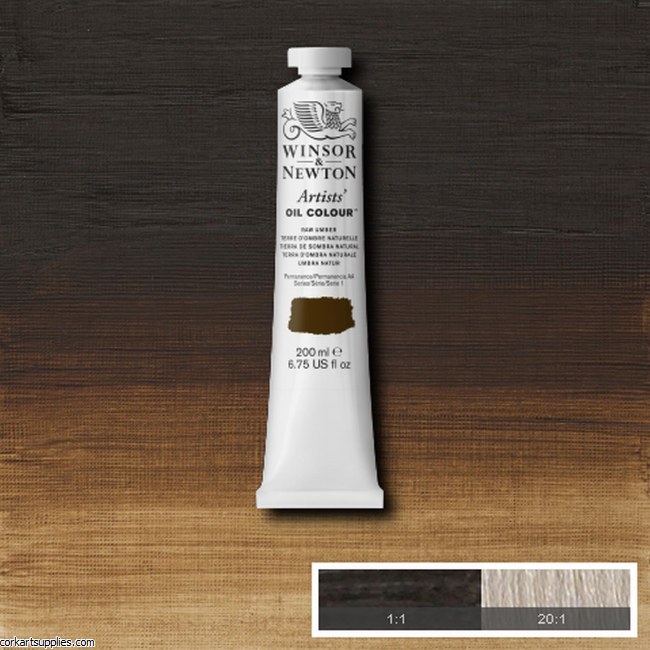 W&N Artists Oil 200ml Raw Umber W&N Artists Oil 200ml Raw Umber