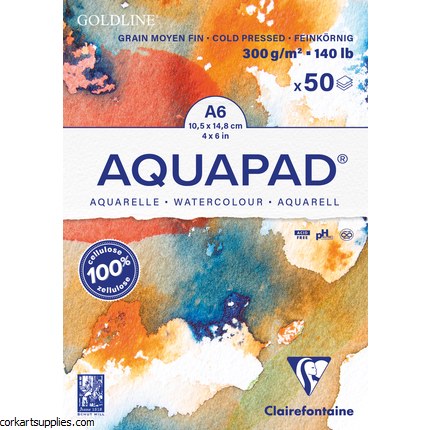 Goldline Aquapad A6 50 Sh