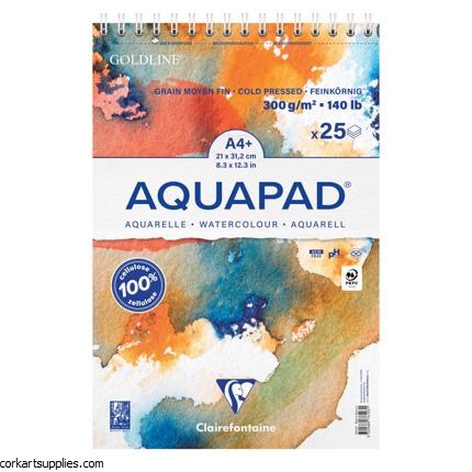 Aquapad Spiral A4 25 Sh