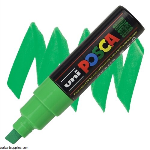 Posca PC-8K Broad 8mm Fluorescent Green