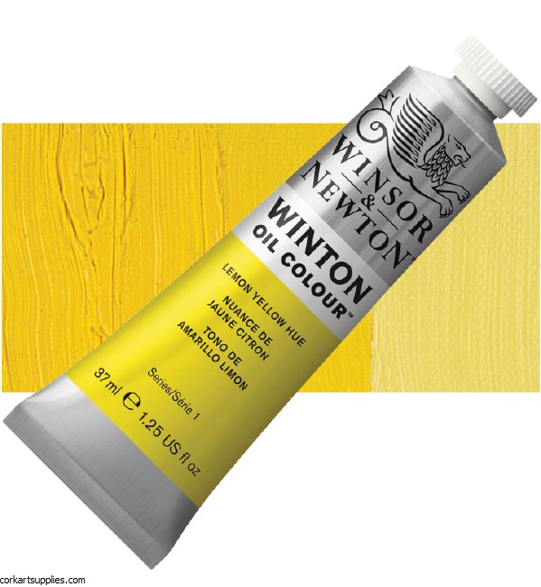 Winton Oil Colour 37ml Lemon Yellow (Hue)