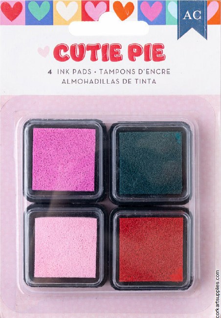 American Crafts Cutie Pie Ink Pads (4pcs)