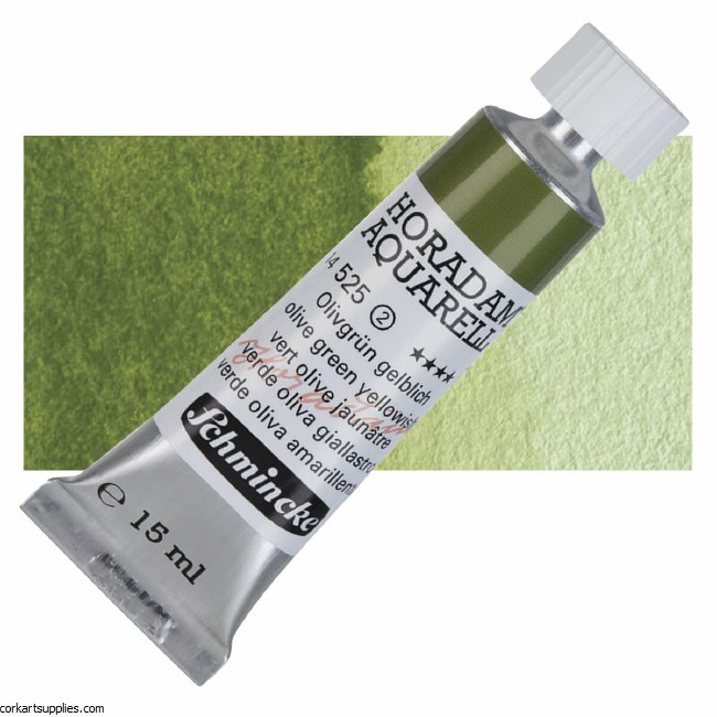Horadam Aquarell 15ml Olive Green Yellowish