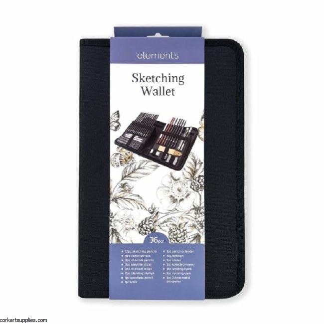 Elements Sketching Wallet 36 Piece Set
