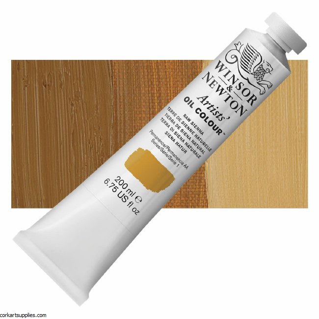 Winsor & Newton Artists Oil 200ml Raw Sienna
