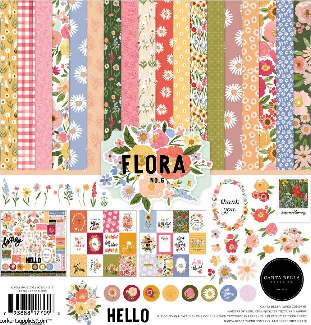 Carta Bella Flora No. 6 12x12 Inch Collection Kit