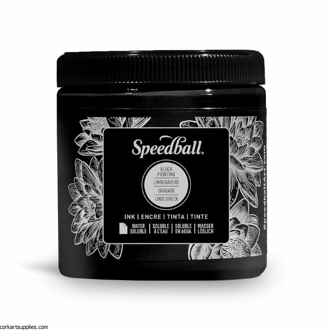Speedball Block Printing Ink Water Soluble Black