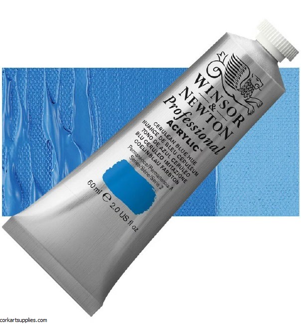 Cerulean Blue Hue 60ml Artists' Acrylic Winsor & Newton