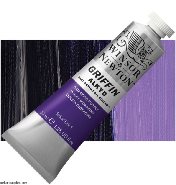 Griffin Alkyd Fast Drying Oil 37ml Dioxazine Purple