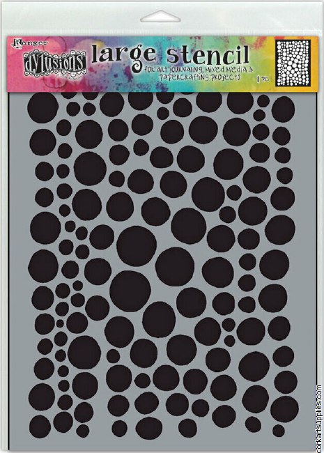 Dyan Reaveley Dylusions Stencils L Drip Drops