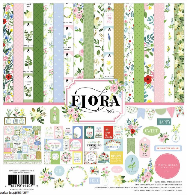 Carta Bella Flora No.4 12x12 Inch Collection Kit (outlet)