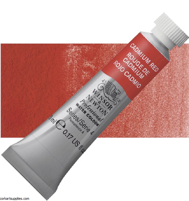 Artists Watercolour 5ml Cadmium Red