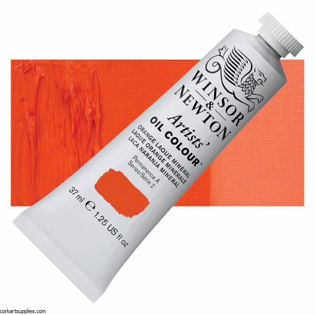 Winsor & Newton Artists Oil 37ml Orange Laque Mineral