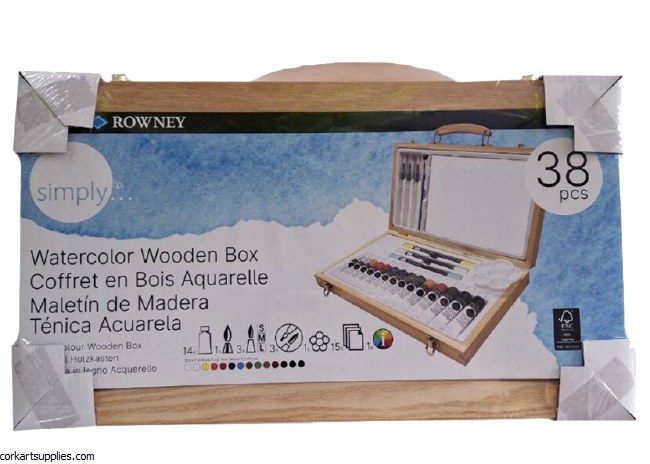 Simply Watercolour Wooden Box
