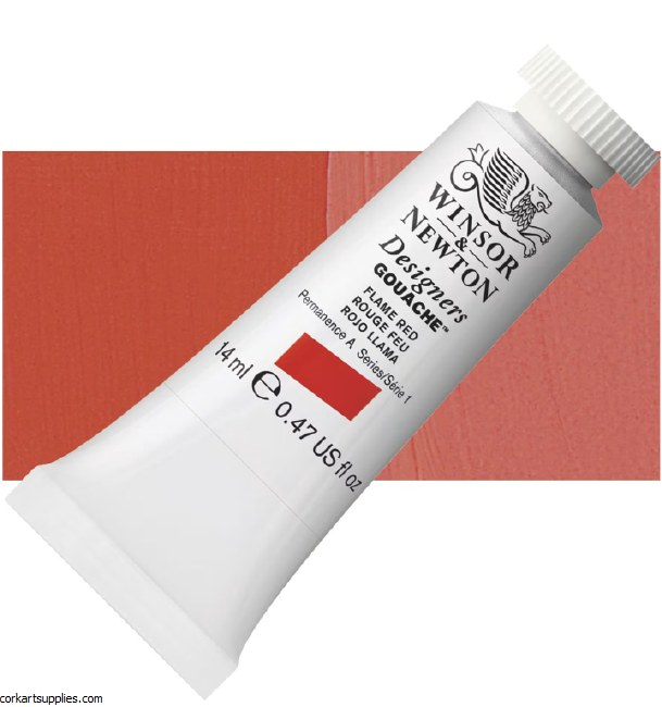 Designer Gouache 14ml Flame Red