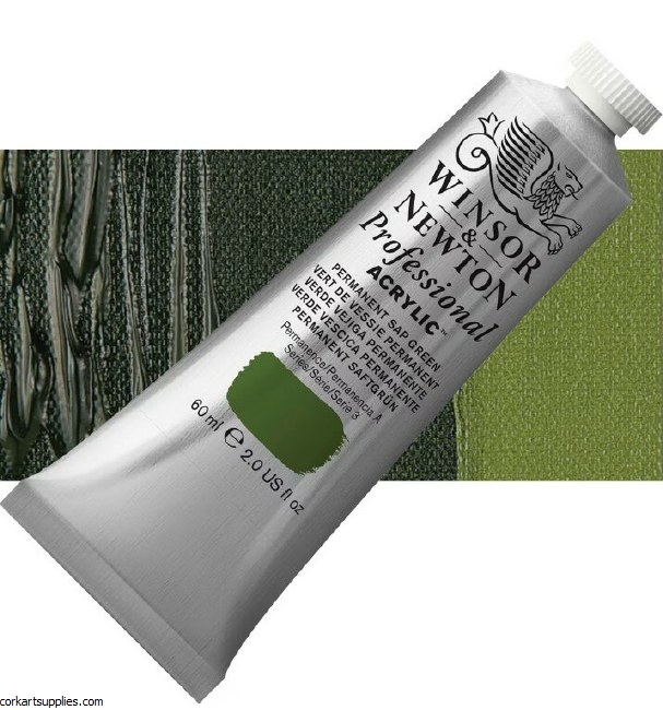 Permanent Sap Green 60ml Artists' Acrylic Winsor & Newton
