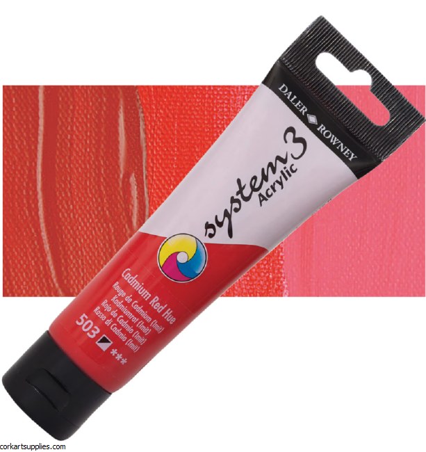 System 3 59ml Cadmium Red Hue