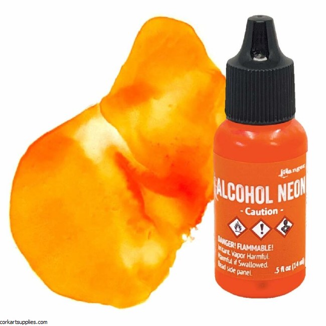 Alcohol Ink 14ml Neon Caution