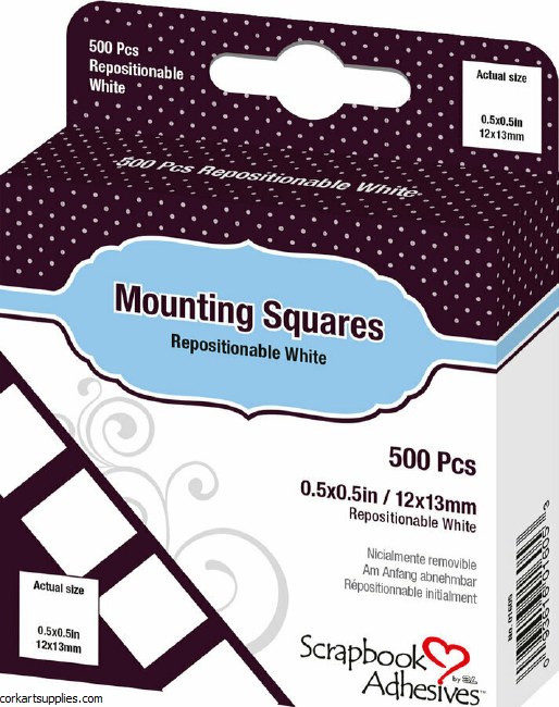 Mounting Squares Repositionabl