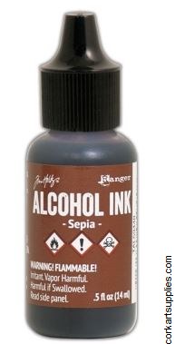 Alcohol Ink 14ml Sepia