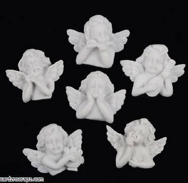 CAS Embellies Cherubs 6pk CAS Embellies Cherubs 6pk