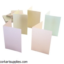 Card & Envelope 50 Pack A6 Pastel Pearl