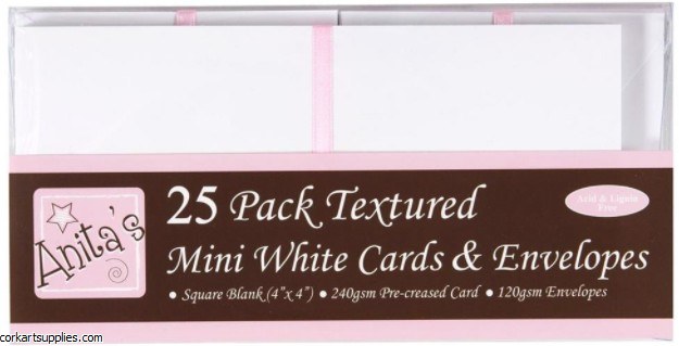 Card/Env 25pk 4x4