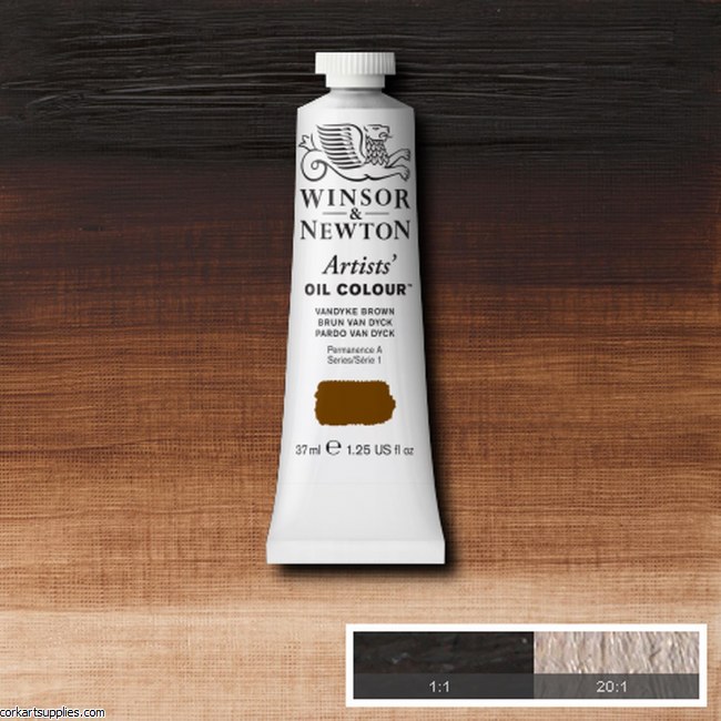 W&N Artists Oil 37ml Vandyke Brown