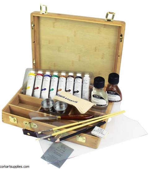 Winsor & Newton Artist's Oil Colour Bamboo Box Set Winsor & Newton Artist's Oil Colour Bamboo Box Set