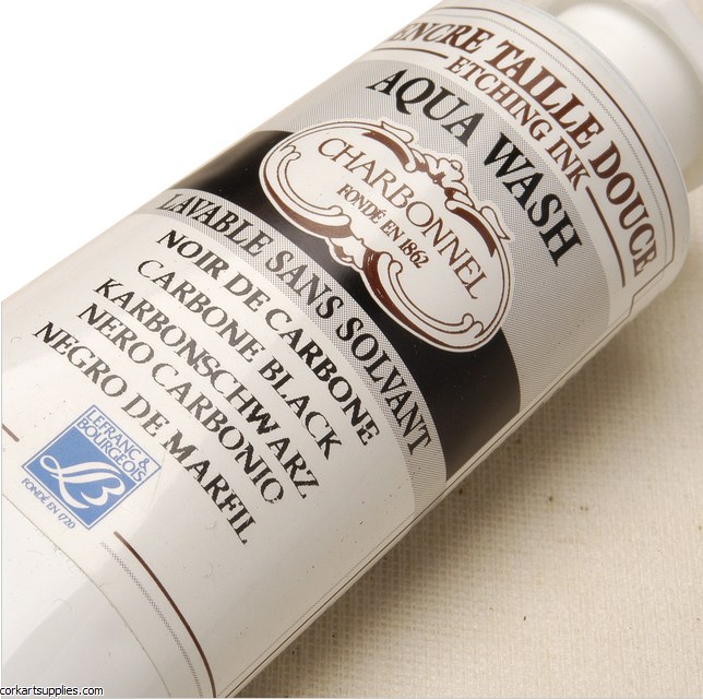 Charbonnel Carbon Black 60ml Aqua Wash Etching Ink Charbonnel Carbon Black 60ml Aqua Wash Etching Ink