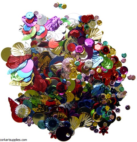 Sequins Assorted Mix 50g Bag Sequins Assorted Mix 50g Bag