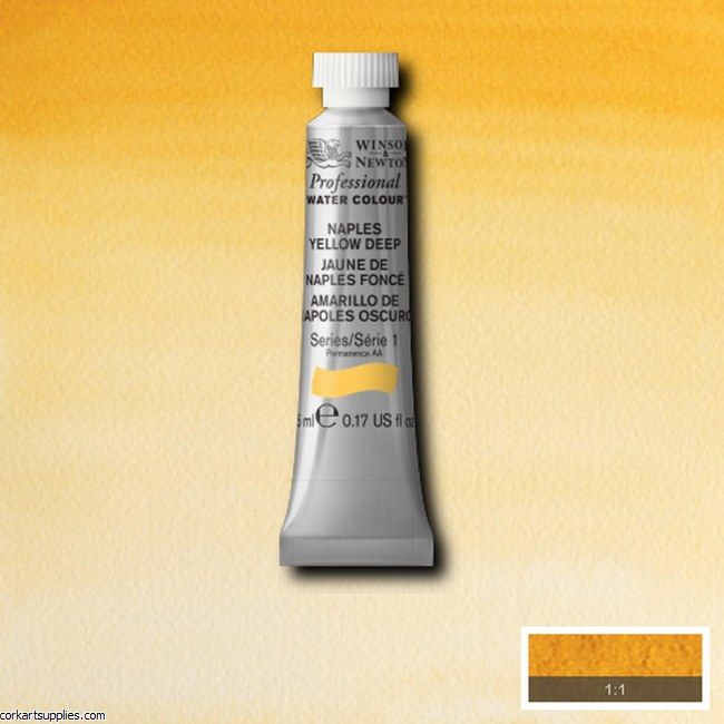 Artists Watercolour 5ml Naples Yellow Deep