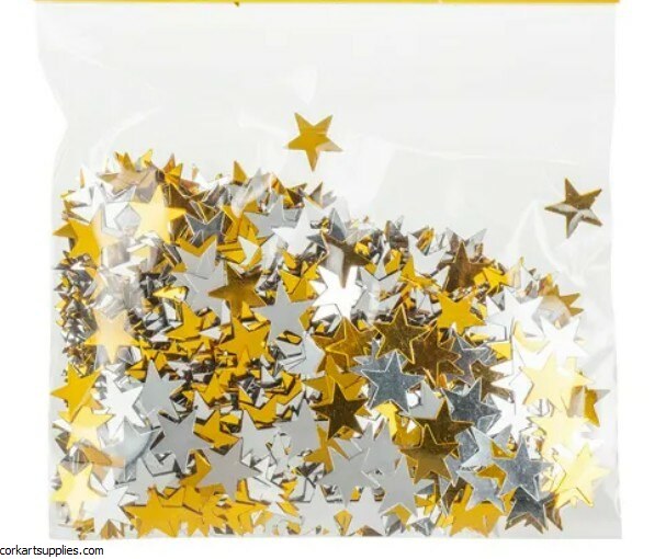 Sequins Stars 2000pk Gld&Sil