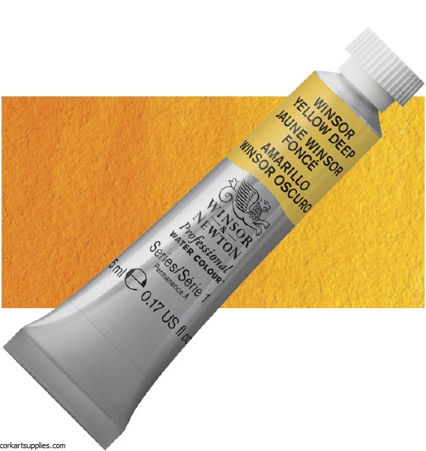 Artists Watercolour 5ml Winsor Yellow Deep